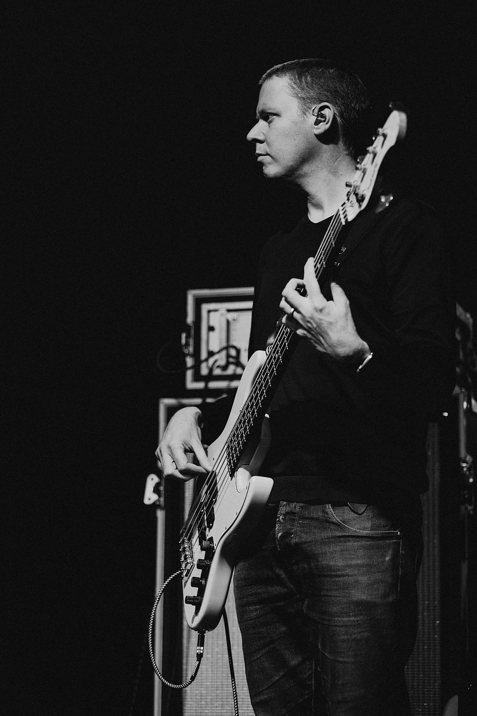 Mark Prentice on bass